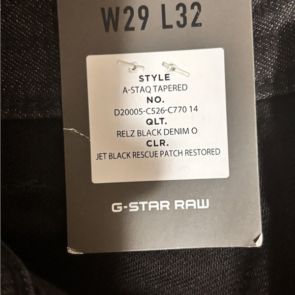 G-Star Men's Dark Gray Relaxed Jeans - Picture 4 of 5